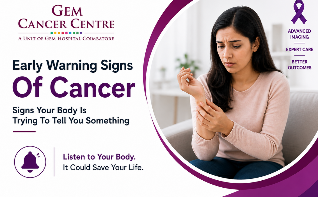 Early warning signs of cancer and symptoms to watch for in the body